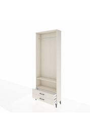 Arges Dolap 2 Raflı 2 Çekmeceli Tek Askılı 88x30x243 Aytaşı-Aytaşı