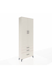 Arges Dolap Tek Raflı 3 Çekmeceli Tek Askılı 88x30x243 Aytaşı-Aytaşı