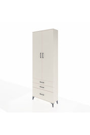 Arges Dolap Tek Raflı 3 Çekmeceli Tek Askılı 88x30x243 Aytaşı-Aytaşı