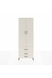 Arges Dolap Tek Raflı 3 Çekmeceli Tek Askılı 88x30x243 Aytaşı-Aytaşı