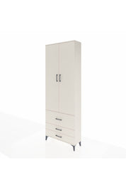 Arges Dolap Tek Raflı 3 Çekmeceli Tek Askılı 88x30x243 Aytaşı-Aytaşı