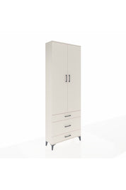 Arges Dolap Tek Raflı 3 Çekmeceli Tek Askılı 88x30x243 Aytaşı-Aytaşı