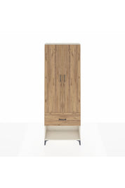 Arges Dolap Tek Raflı Tek Çekmeceli Tek Askılı 88x30x243 Aytaşı-Çam