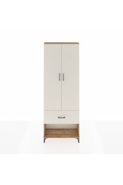 Arges Dolap Tek Raflı Tek Çekmeceli Tek Askılı 88x30x243 Çam-Aytaşı