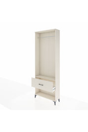Arges Dolap Tek Raflı Tek Çekmeceli Tek Askılı 88x30x243 Aytaşı-Aytaşı