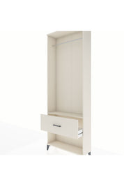 Arges Dolap Tek Raflı Tek Çekmeceli Tek Askılı 88x30x243 Aytaşı-Aytaşı