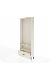 Arges Dolap 2 Raflı Tek Çekmeceli Tek Askılı 88x30x243 Aytaşı-Aytaşı