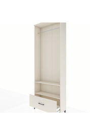 Arges Dolap 2 Raflı Tek Çekmeceli Tek Askılı 88x30x243 Aytaşı-Aytaşı