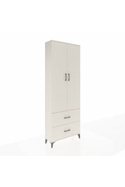 Arges Dolap Tek Raflı 2 Çekmeceli Tek Askılı 88x30x243 Aytaşı-Aytaşı