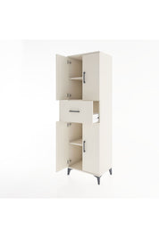 Hyperion Dolap 3 Raflı Tek Çekmeceli 4 Kapaklı 60x44x195 Aytaşı-Aytaşı