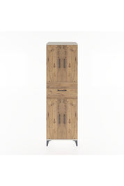 Hyperion Dolap 3 Raflı Tek Çekmeceli 4 Kapaklı 60x44x195 Aytaşı-Çam