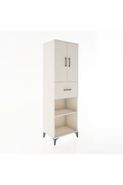 Hyperion Dolap 4 Raflı Tek Çekmeceli 2 Kapaklı 60x44x195 Aytaşı-Aytaşı