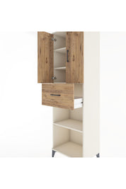 Hyperion Dolap 4 Raflı Tek Çekmeceli 2 Kapaklı 60x44x195 Aytaşı-Çam