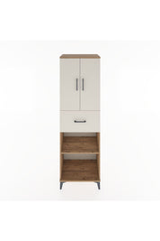 Hyperion Dolap 4 Raflı Tek Çekmeceli 2 Kapaklı 60x44x195 Çam-Aytaşı