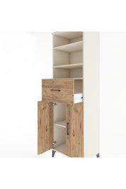 Hyperion Dolap 4 Raflı Tek Çekmeceli 2 Kapaklı 60x44x195 Aytaşı-Çam