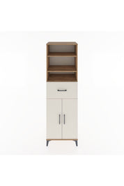 Hyperion Dolap 4 Raflı Tek Çekmeceli 2 Kapaklı 60x44x195 Çam-Aytaşı