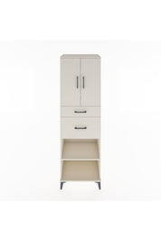 Hyperion Dolap 4 Raflı 2 Çekmeceli 2 Kapaklı 60x44x195 Aytaşı-Aytaşı