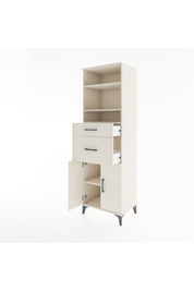 Hyperion Dolap 4 Raflı 2 Çekmeceli 2 Kapaklı 60x44x195 Aytaşı-Aytaşı