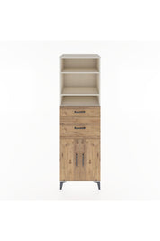 Hyperion Dolap 4 Raflı 2 Çekmeceli 2 Kapaklı 60x44x195 Aytaşı-Çam