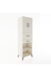 Hyperion Dolap 4 Raflı 2 Çekmeceli 2 Kapaklı 60x44x195 Aytaşı-Aytaşı