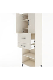 Hyperion Dolap 4 Raflı 2 Çekmeceli 2 Kapaklı 60x44x195 Aytaşı-Aytaşı