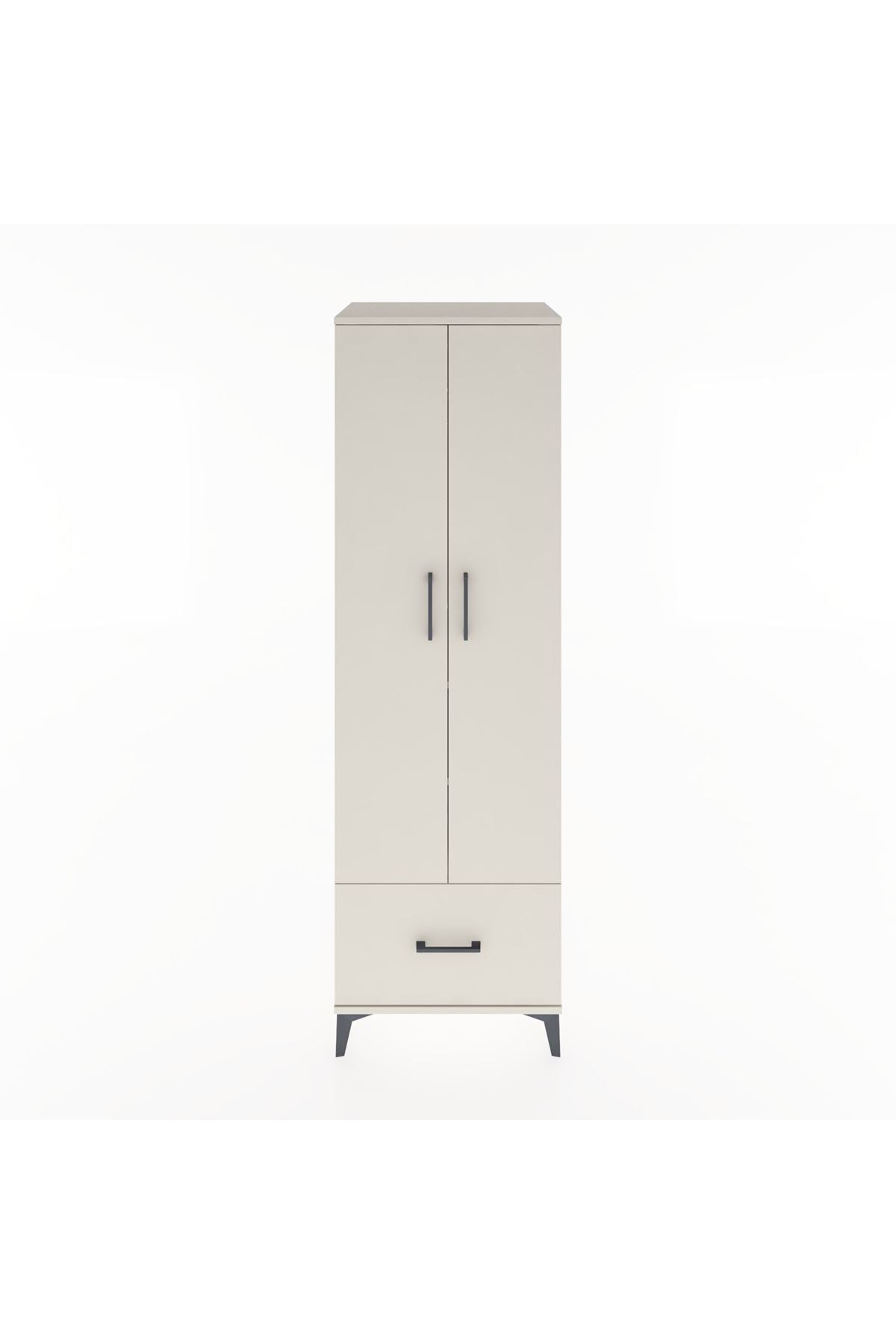 Hyperion Dolap 3 Raflı Tek Çekmeceli Tek Askılı 60x44x195 Aytaşı-Aytaşı