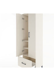 Hyperion Dolap 3 Raflı Tek Çekmeceli Tek Askılı 60x44x195 Aytaşı-Aytaşı