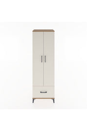 Hyperion Dolap 3 Raflı Tek Çekmeceli Tek Askılı 60x44x195 Çam-Aytaşı