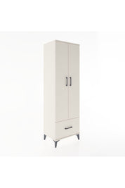 Hyperion Dolap 5 Raflı Tek Çekmeceli 2 Kapaklı 60x44x195 Aytaşı-Aytaşı