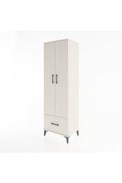 Hyperion Dolap 5 Raflı Tek Çekmeceli 2 Kapaklı 60x44x195 Aytaşı-Aytaşı