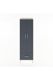 Hyperion Dolap 5 Raflı Tek Çekmeceli 2 Kapaklı 60x44x195 Aytaşı-Antrasit