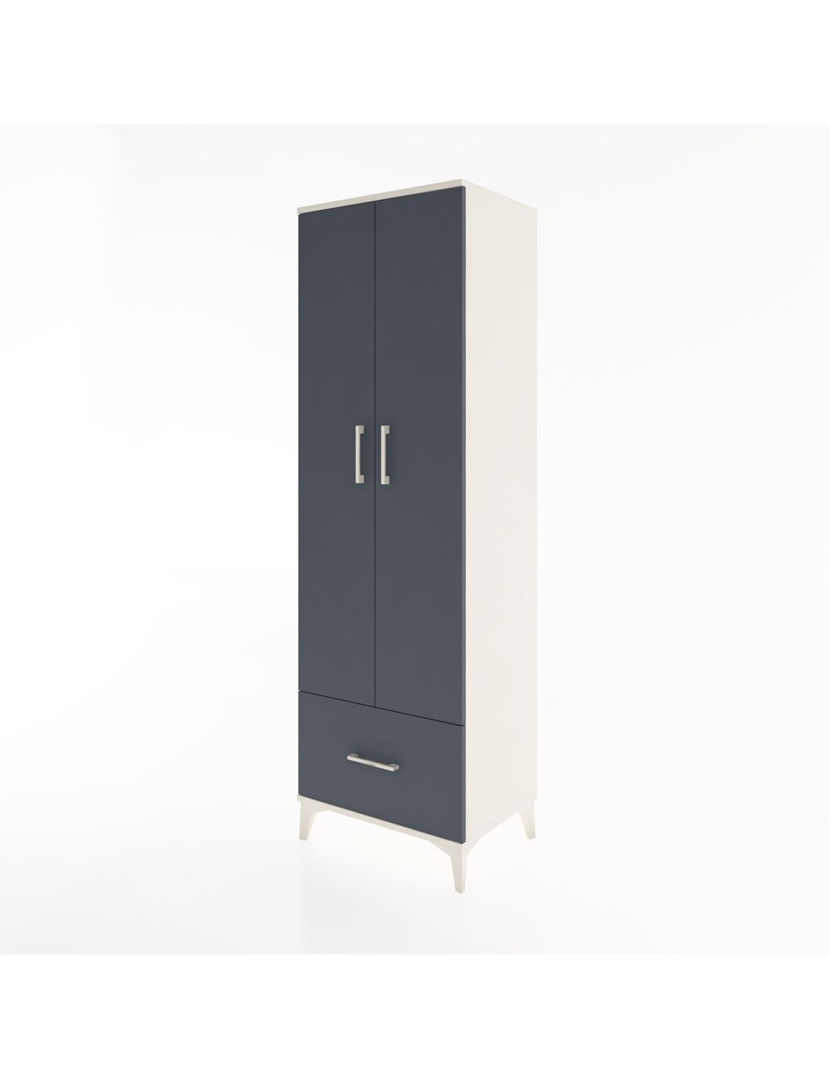 Hyperion Dolap 5 Raflı Tek Çekmeceli 2 Kapaklı 60x44x195 - S59M011V2B