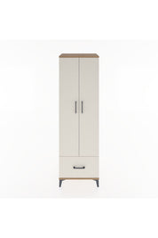 Hyperion Dolap 5 Raflı Tek Çekmeceli 2 Kapaklı 60x44x195 Çam-Aytaşı