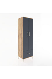 Hyperion Dolap 5 Raflı Tek Çekmeceli 2 Kapaklı 60x44x195 - S59M011V8B