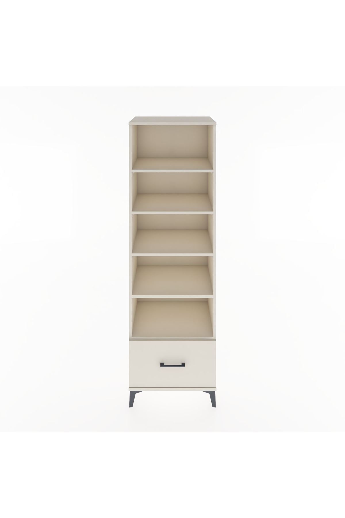 Hyperion Dolap 5 Raflı Tek Çekmeceli 60x44x195 Aytaşı-Aytaşı