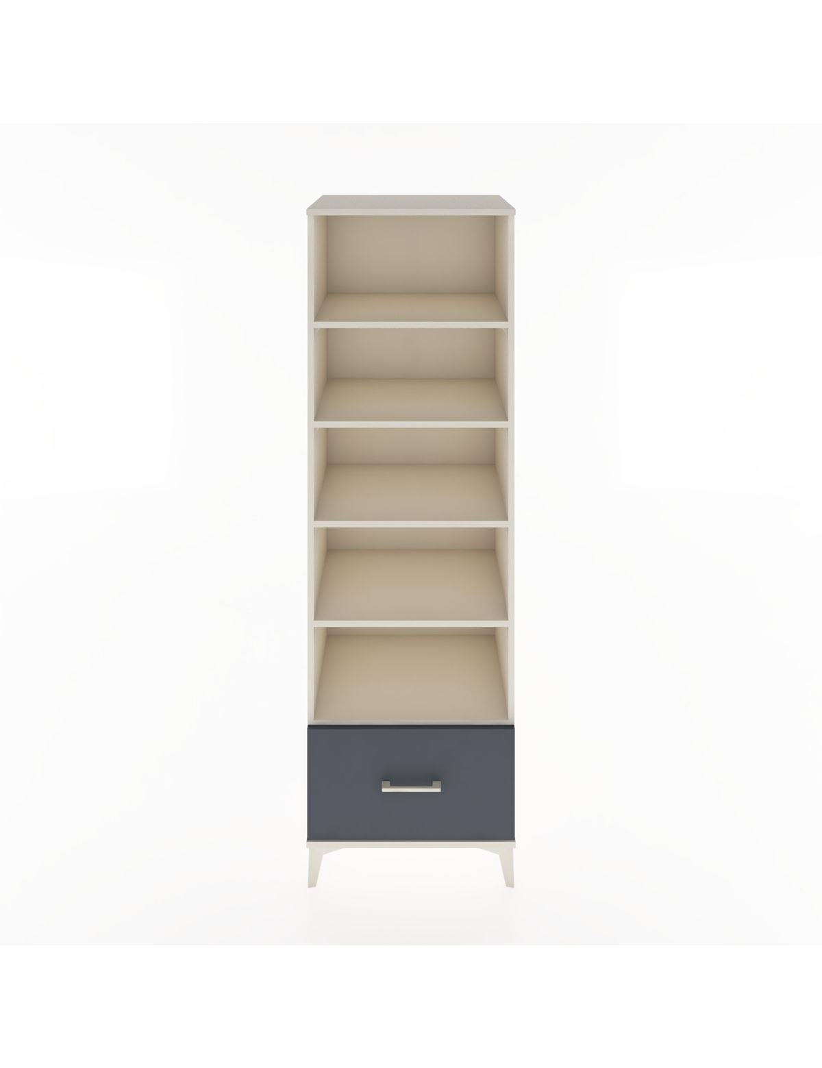 Hyperion Dolap 5 Raflı Tek Çekmeceli 60x44x195 Aytaşı-Antrasit