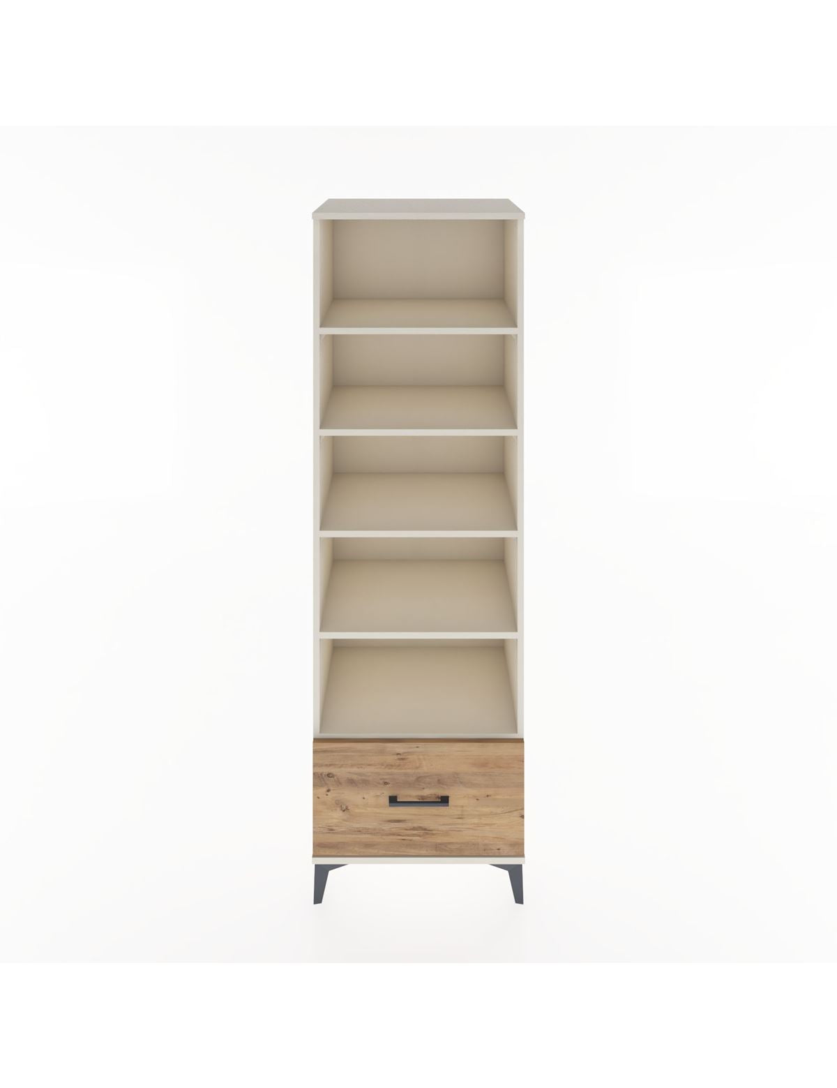 Hyperion Dolap 5 Raflı Tek Çekmeceli 60x44x195 Aytaşı-Çam