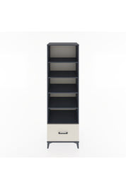 Hyperion Dolap 5 Raflı Tek Çekmeceli 60x44x195 Antrasit-Aytaşı