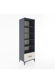 Hyperion Dolap 5 Raflı Tek Çekmeceli 60x44x195 Antrasit-Aytaşı