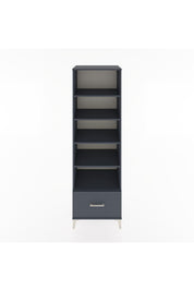Hyperion Dolap 5 Raflı Tek Çekmeceli 60x44x195 Antrasit-Antrasit