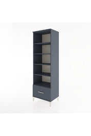 Hyperion Dolap 5 Raflı Tek Çekmeceli 60x44x195 Antrasit-Antrasit