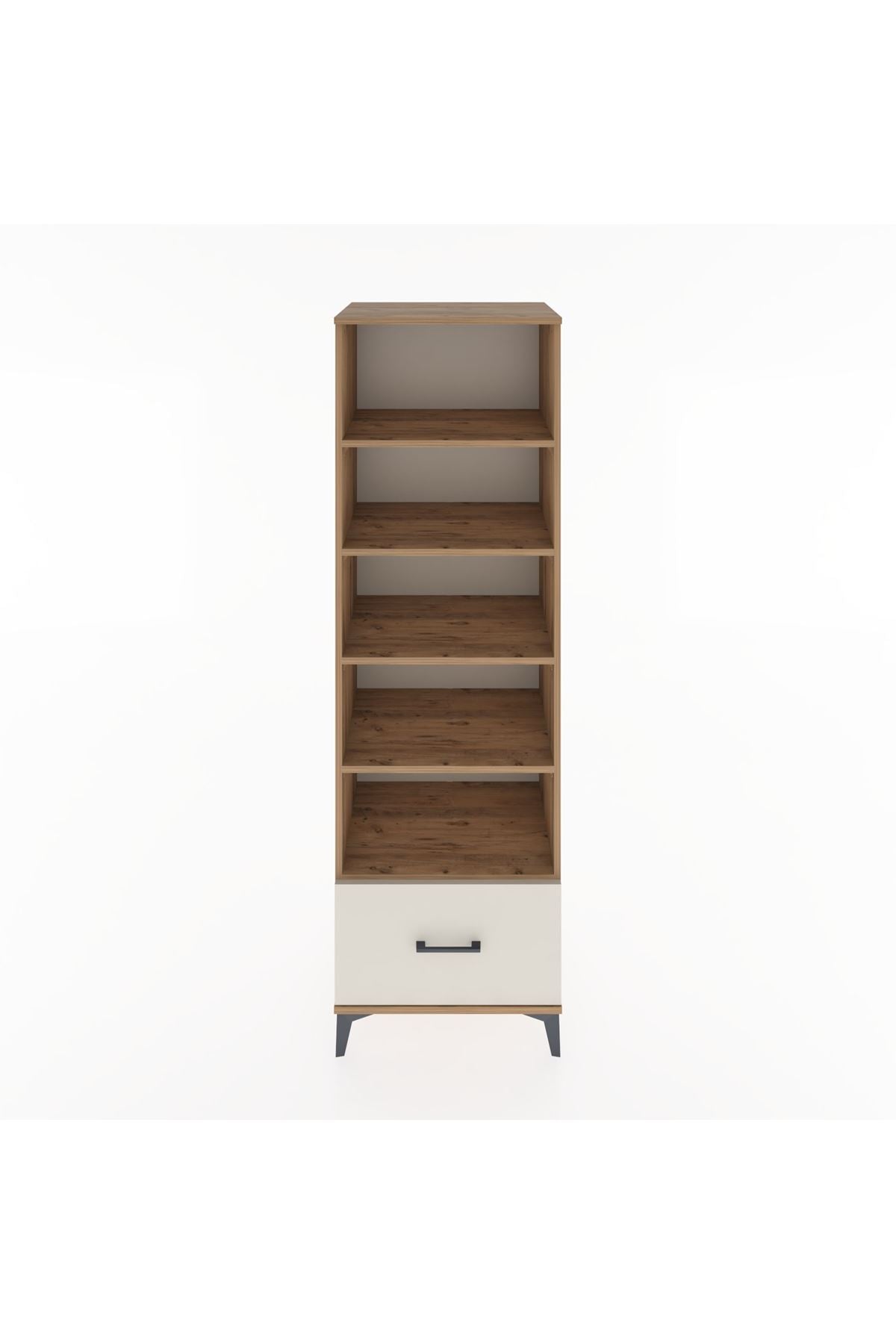 Hyperion Dolap 5 Raflı Tek Çekmeceli 60x44x195 Çam-Aytaşı