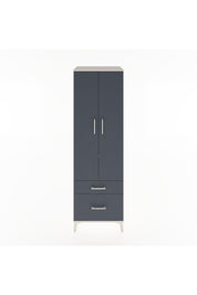 Hyperion Dolap 2 Raflı 2 Çekmeceli Tek Askılı 60x44x195 Aytaşı-Antrasit