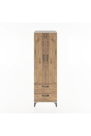 Hyperion Dolap 2 Raflı 2 Çekmeceli Tek Askılı 60x44x195 Aytaşı-Çam
