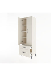Hyperion Dolap 4 Raflı 2 Çekmeceli 2 Kapaklı 60x44x195 Aytaşı-Aytaşı