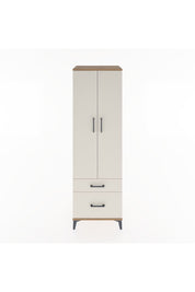 Hyperion Dolap 4 Raflı 2 Çekmeceli 2 Kapaklı 60x44x195 Çam-Aytaşı