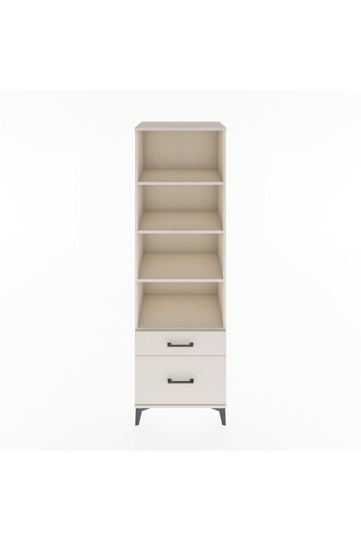 Hyperion Dolap 4 Raflı 2 Çekmeceli 60x44x195 Aytaşı-Aytaşı