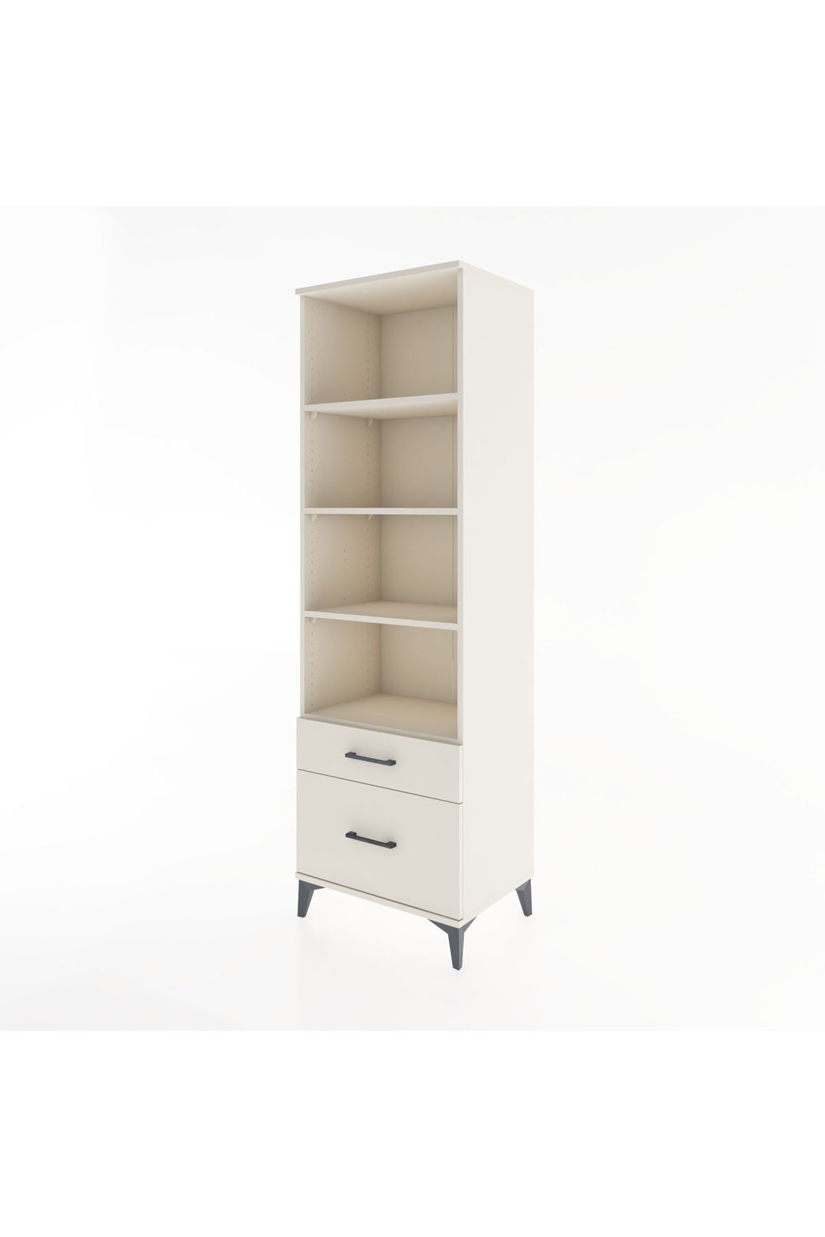 Hyperion Dolap 4 Raflı 2 Çekmeceli 60x44x195 Aytaşı-Aytaşı