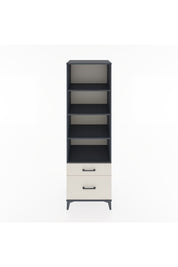 Hyperion Dolap 4 Raflı 2 Çekmeceli 60x44x195 Antrasit-Aytaşı