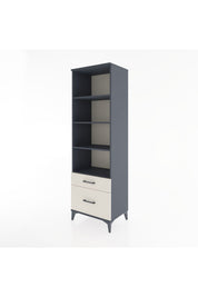 Hyperion Dolap 4 Raflı 2 Çekmeceli 60x44x195 Antrasit-Aytaşı